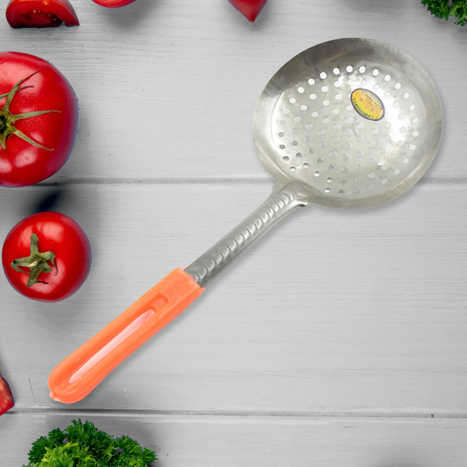 Colander Spoon, Non Slip Hand Polished Thickened Hot Pot Spoon for Kitchen for Restaurant, Stainless Steel Cooking Colander Skimmer Slotted Spoon Kitchen Strainer Ladle with Long Handle for Kitchen Cooking Baking (35 Cm & 34Cm) Colander Spoon, Non Slip Hand Polished Thickened Hot Pot Spoon for Kitchen for Restaurant, Stainless Steel Cooking Colander Skimmer Slotted Spoon Kitchen Strainer Ladle with Long Handle for Kitchen Cooking Baking (35 Cm & 34Cm)